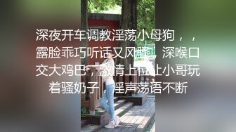 深夜开车调教淫荡小母狗，，露脸乖巧听话又风骚，深喉口交大鸡巴，激情上位让小哥玩着骚奶子，淫声荡语不断